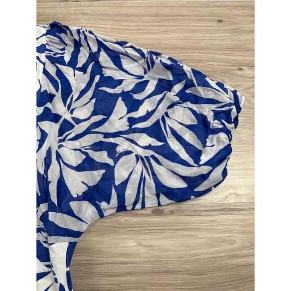 Chico’s Dolman Short Sleeve Knit Top – Rich Cobalt Blue, Size 8/M, NWT - Picture 7 of 9